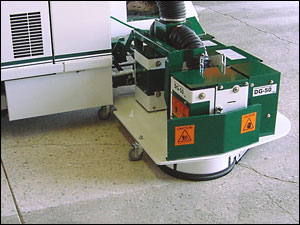 Concrete Garage Grinding Example